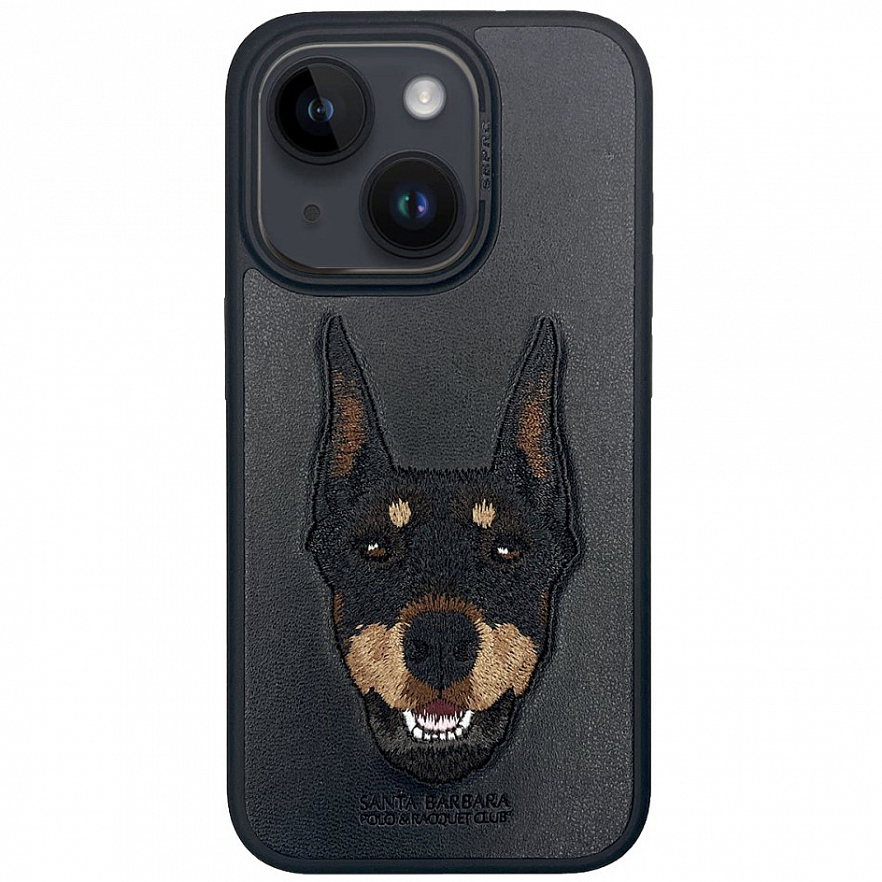 Чехол Santa Barbara Polo & Racquet Club Curtis для iPhone 15 чёрный