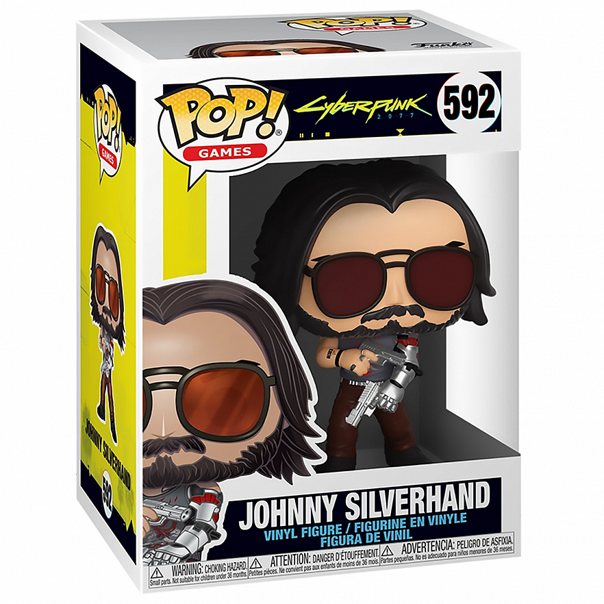 Коллекционная фигурка Funko POP! Games Cyberpunk 2077 Johnny Silverhand w/ Gun (592) 47522