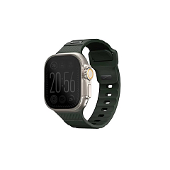 Ремешок Uniq для Apple Watch 49/45/44/42 mm STRIDE FKM Rubber зеленый