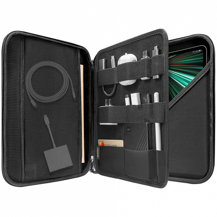 Чехол-органайзер Tomtoc Smart Tablet Padfolio для iPad Pro 12.9 (2018-2021) Кактус Turquoise (A06-004T03)