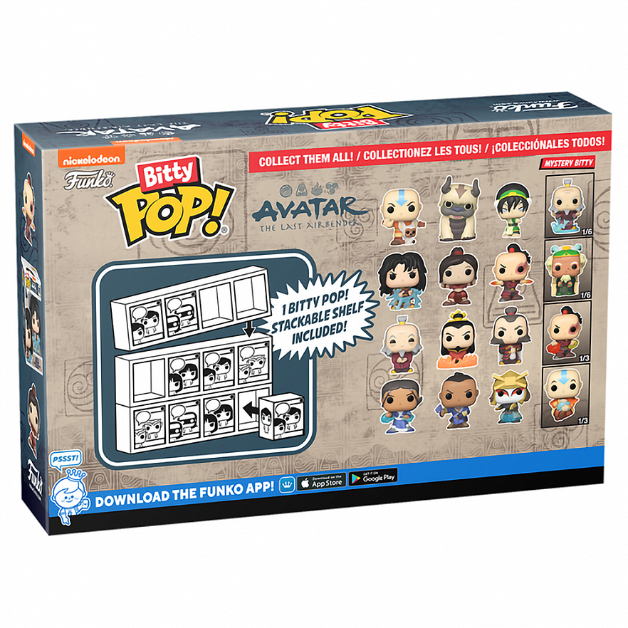 Фигурка Funko Bitty POP! Avatar The Last Airbender Azula+Ty Lee+Zuko+Mystery (1 of 4) 4PK 73057
