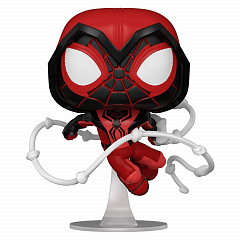Коллекционная фигурка Funko POP! Bobble Marvel Games Miles Morales Miles Morales Crimson Cowl Suit (770) 50155