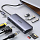 Мульти Хаб Ugreen CM179 (40873) USB Type C 9-в-1 Multifunctional Adapter Серый космос