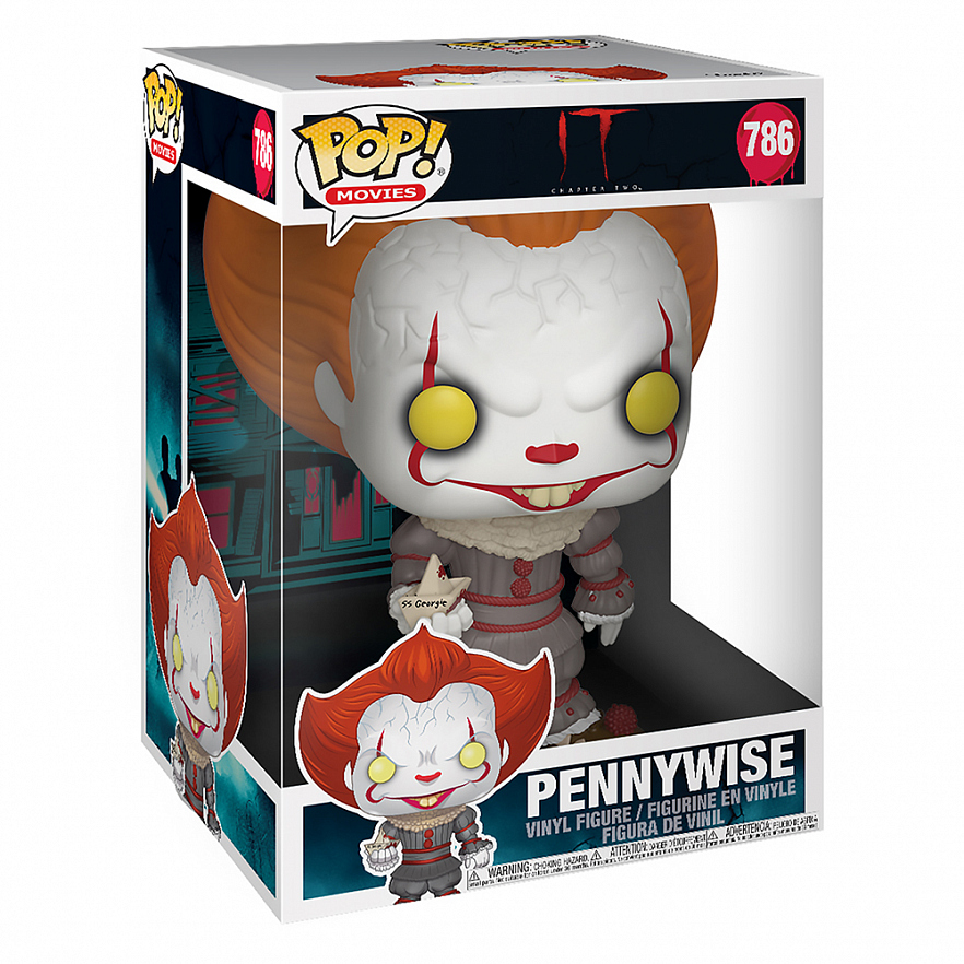 Фигурка Funko POP! Movies IT Chapter 2 Pennywise w/ Boat 10" (786) 40593