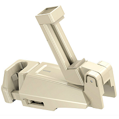 Автодержатель на подголовник Baseus Backseat Vehicle Phone Holder Hook бежевый (SUHZ-A11)
