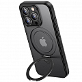 Чехол Ugreen LP763 Protective Case Magnetic Stand для iPhone 15 Pro чёрный (25528)
