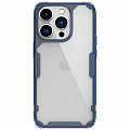 Чехол Nillkin Nature TPU Pro для iPhone 14 Pro Max прозрачный / синий
