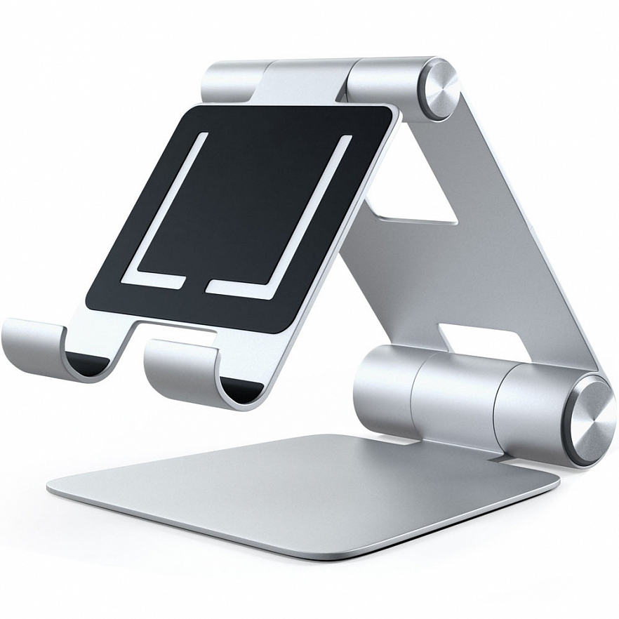 Подставка Satechi R1 Aluminum Hinge Holder Foldable Stand для iPad серебристая (ST-R1)