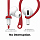 Крепления Elago EarHook для AirPods (все модели) Красные (Red)