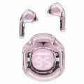Беспроводные наушники ACEFAST T8 Crystal color bluetooth earbuds розовые (Lotus pink)