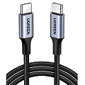 Кабель Ugreen US316 USB-C to USB-C Braided Cable (2 метра) чёрный (70429)
