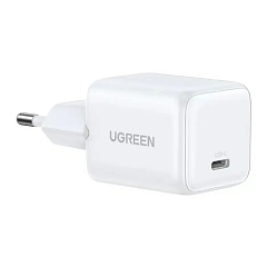 Сетевое зарядное устройство Ugreen X513 (65009) 30W USB-C GaN Fast Charger белый