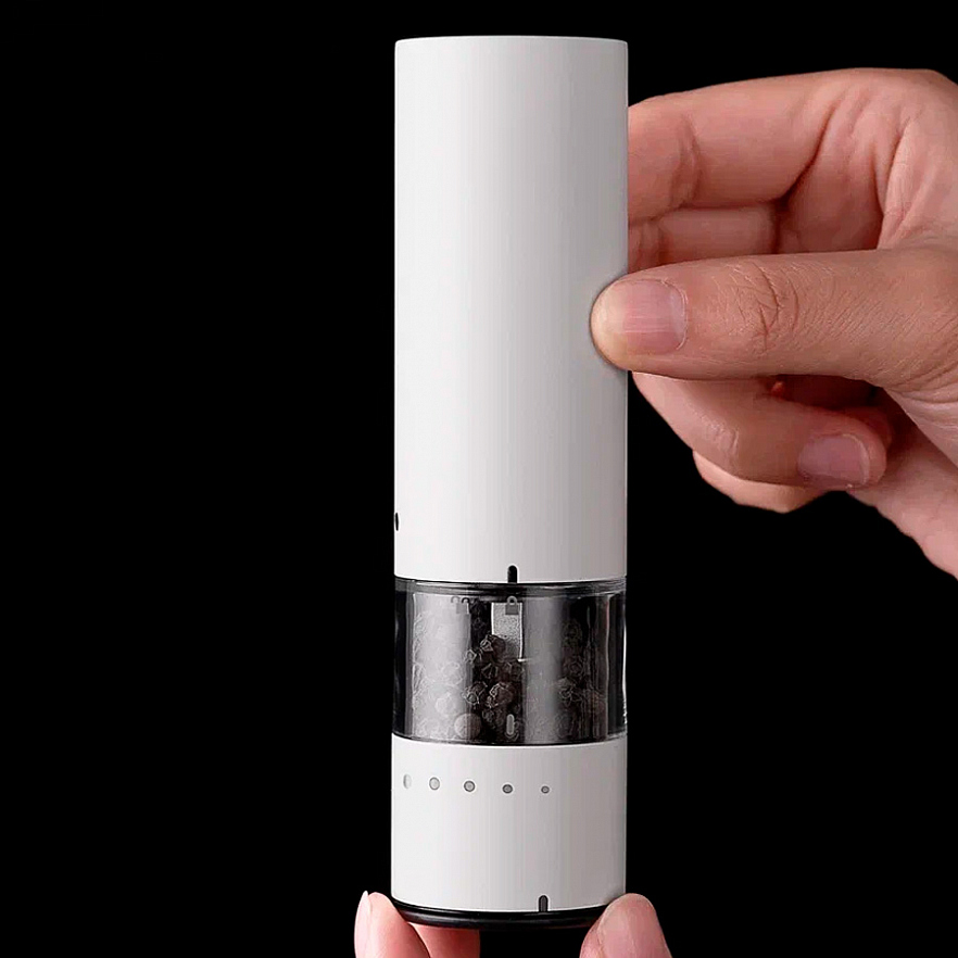 Набор из двух мини электрических мельниц для специй HuoHou Electric Mini Grinder Rechargable белый