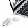 Адаптер Satechi USB Type-C to Ethernet Adapter (ST-TCENS) серебристый