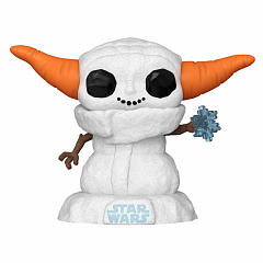 Фигурка Funko POP! Bobble Star Wars Holiday Grogu Snowman