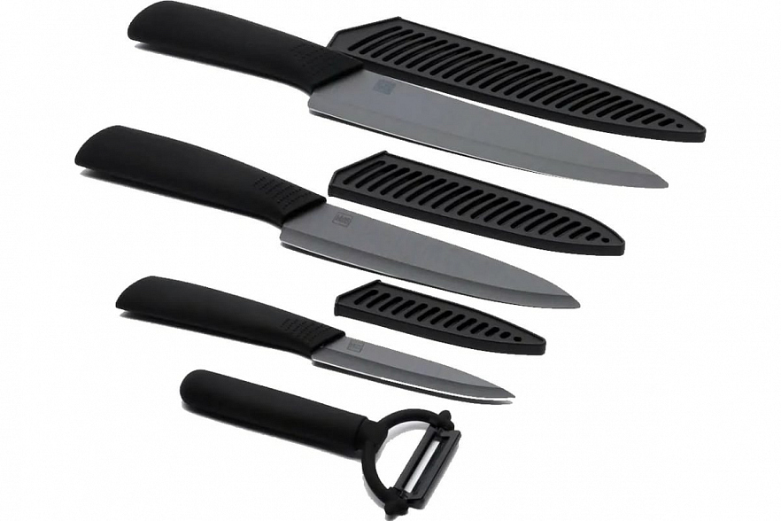 Набор керамических ножей HuoHou 3+1 Ceramic Kitchn Knife Set (HU0010)