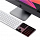 Беспроводной блок клавиатуры Satechi Aluminum Extended Keypad (ST-XLABKM) серый космос