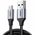 Кабель Ugreen US290 (60144) USB — micro-USB Cable (25 сантиметров) чёрный