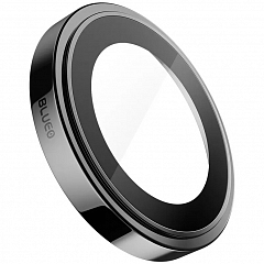 Защитное стекло BlueO Camera Lens PVD stainless steel для iPhone 13 Pro/13 Pro Max 3 шт. Black (+install)