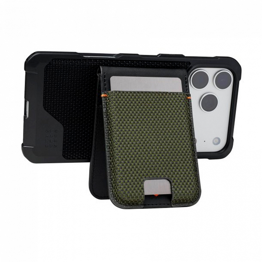 Магнитный картхолдер UAG Kevlar MagSafe Wallet зеленый
