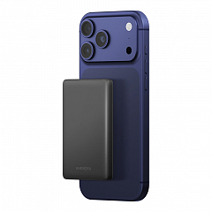 Внешний аккумулятор магнитный EnergEA 20W - 5000mAh черный