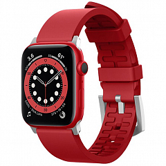Ремешок Elago Premium Rubber для Apple Watch 42/44/45 мм красный