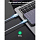 Кабель Ugreen US288 USB-A 2.0 to USB-C Cable Nickel Plating Aluminum Nylon Braid (3 метра) серебристый / белый (60409)