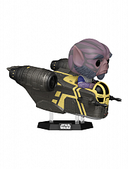 Фигурка Funko POP! Rides Bobble Star Wars Mandalorian and Grogu Zeb in Razor Crest (838)