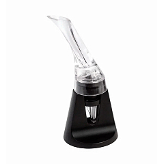 Винный аэратор Kitchen Joy Wine Aerator с подставкой (KJ-AP01B) черный