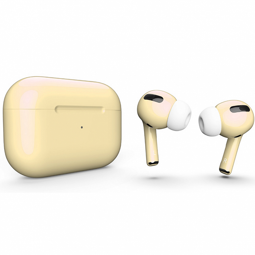 Беспроводные наушники Apple AirPods Pro Custom Edition телесные глянцевые 