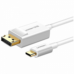 Кабель Ugreen MM139 USB Type-C to DP (1,5 метра) белый (40420)