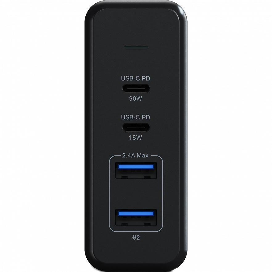 Сетевое зарядное устройство Satechi 108W Pro USB-C PD серый космос (ST-TC108WM)