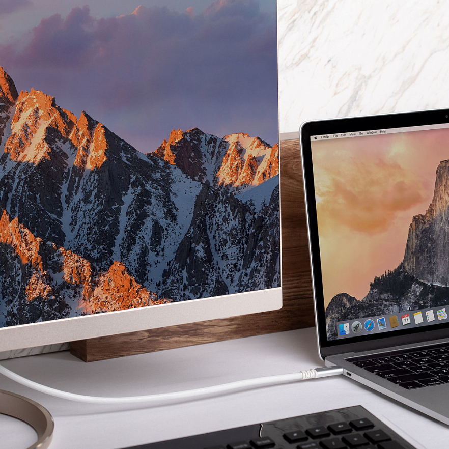 Кабель Moshi USB-C to HDMI (2 метра) белый
