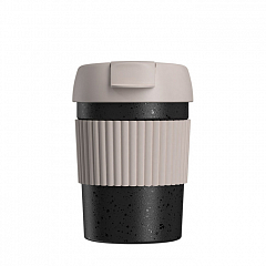 Термостакан-непроливайка KissKissFish Rainbow Vacuum Coffee Tumbler Mini (360 мл) чёрный