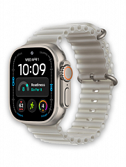 Часы Apple Watch Ultra 4 Natural - Ocean Band Translucent Gray