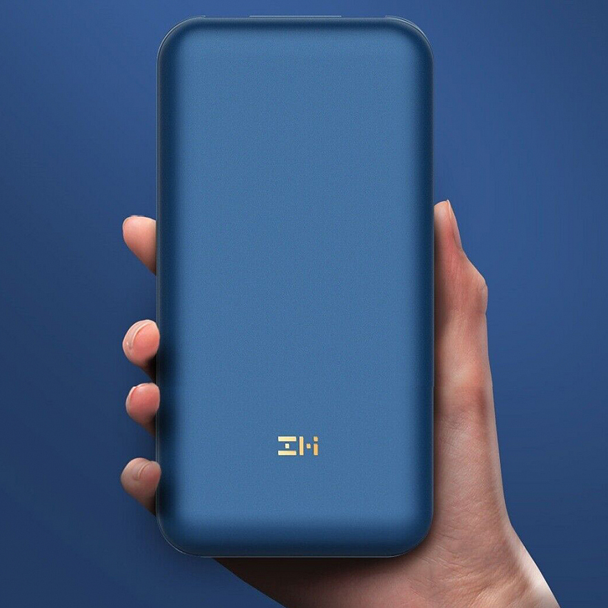 Внешний аккумулятор ZMI 10 Pro 65W 20000 мАч синий
