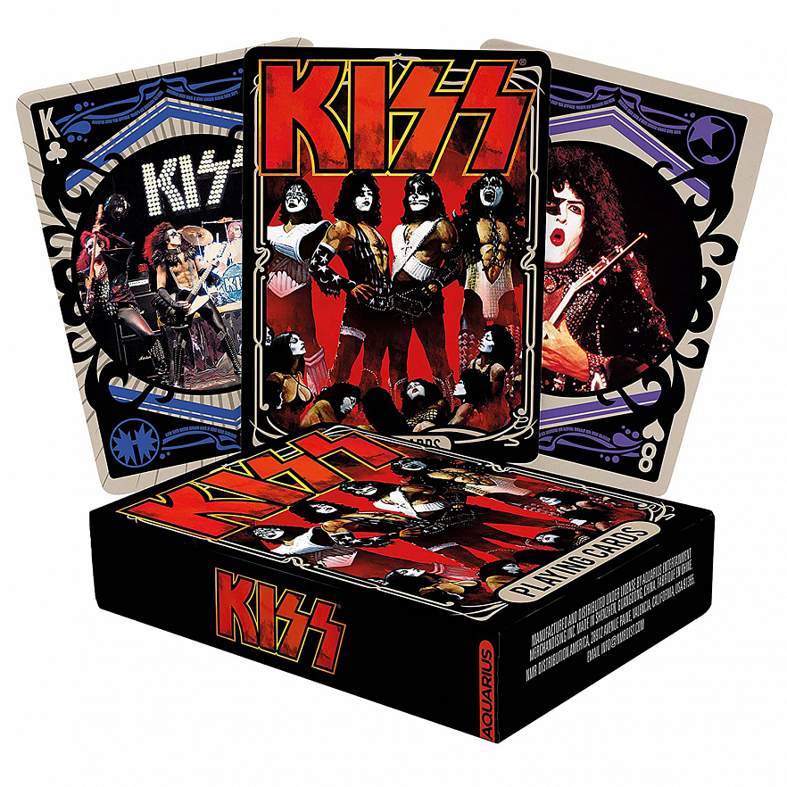 Игральные карты AQUARIUS KISS Photos Playing Cards 