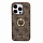 Чехол CG Mobile Guess PU 4G + Ring Hard для iPhone 15 Pro коричневый