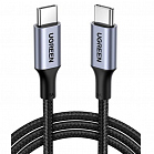 Кабель Ugreen US316 USB-C to USB-C плетеный - 1м