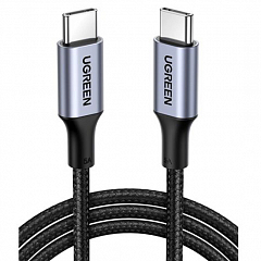 Кабель Ugreen US316 USB-C to USB-C плетеный - 1м