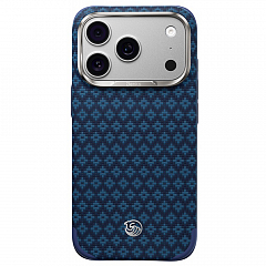 Чехол Benks ArmorGrid Edge Case with Kevlar для iPhone 18 Pro Max/17 Pro Max 6.9" синий