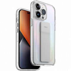 Чехол Uniq Heldro Mount + Band для iPhone 14 Pro Радужный (Iridescent)
