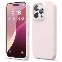 Чехол Elago Premium Silicone для iPhone 16 Pro Max светло-розовый (Lovely Pink)