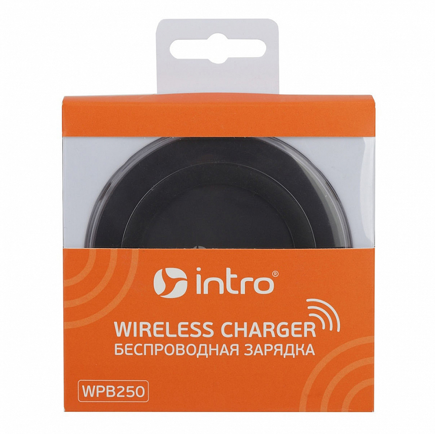 Беспроводное зарядное устройство Intro Wireless Charger WPB250 чёрное
