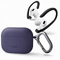 Чехол Uniq Nexo для AirPods Pro 2 (2022) (с креплениями для наушников) тёмно-фиолетовый (Purple)