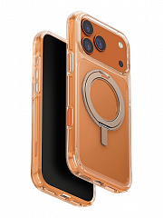 Чехол Uniq для iPhone 17 Pro Max Swivix с подставкой прозрачный (Magsafe)