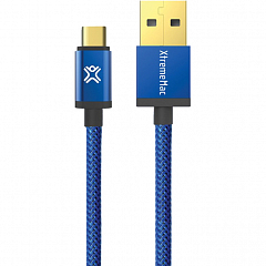 Кабель XtremeMac Line-up USB-C to USB-A (15 сантиметров) синий