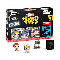 Фигурка Funko Bitty POP! Star Wars S2 Luke+R2-D2+Princess Leia+Mystery (1 of 4)