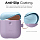 Чехол Elago A2 Wireless Silicone Duo Hang Case для AirPods 2Gn фиолетовый Lavender (голубая Pastel Blue/розовая крышки)
