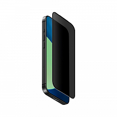 Стекло Uniq OPTIX Privacy для iPhone 17 Pro скругленное и закаленное с инсталлером